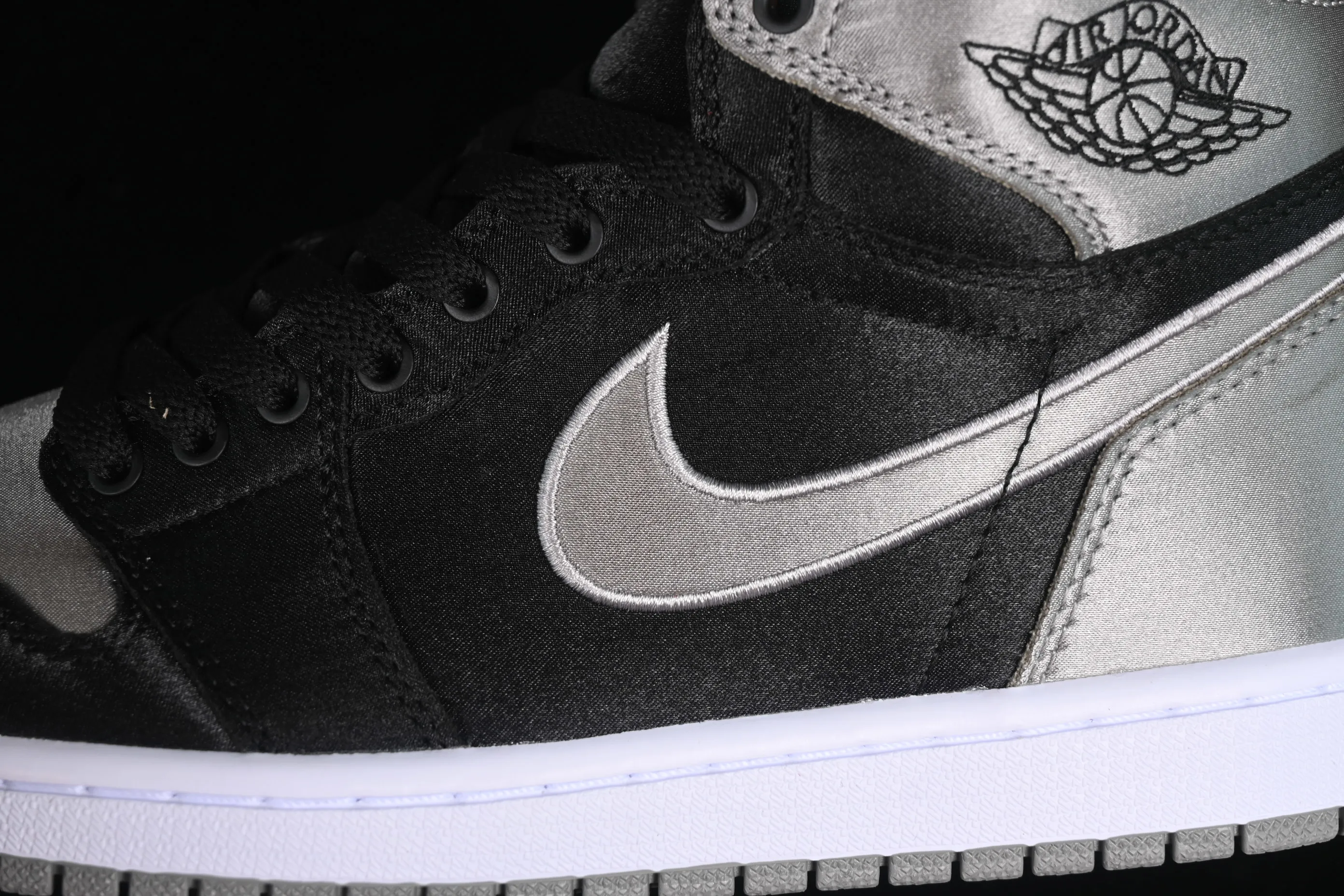 All categories Air Jordan Jordan series basketball shoes Air Jordan 1 High Air Jordan 1 High OG "Satin Shadow" AJ1 Joe 1 silk shadow gray FD4810-010